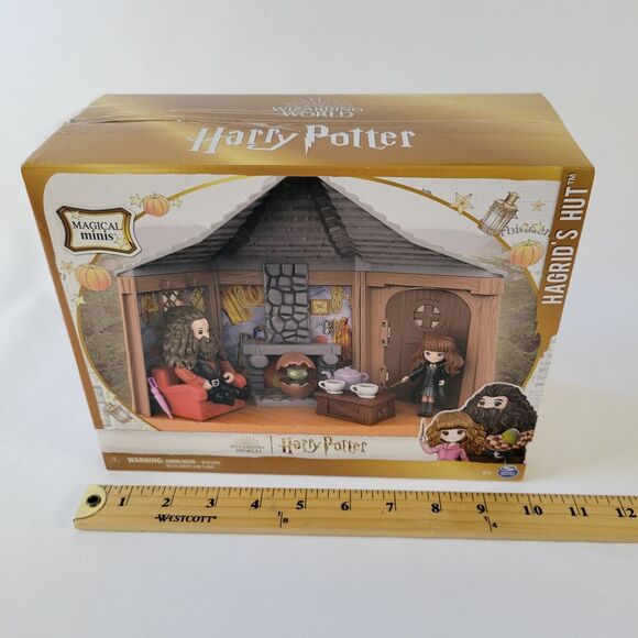 Wizard Harry Potter Magical Minis Hagrid Hut Playset Norbert Figure Toy Hermione - Picture 3 of 14
